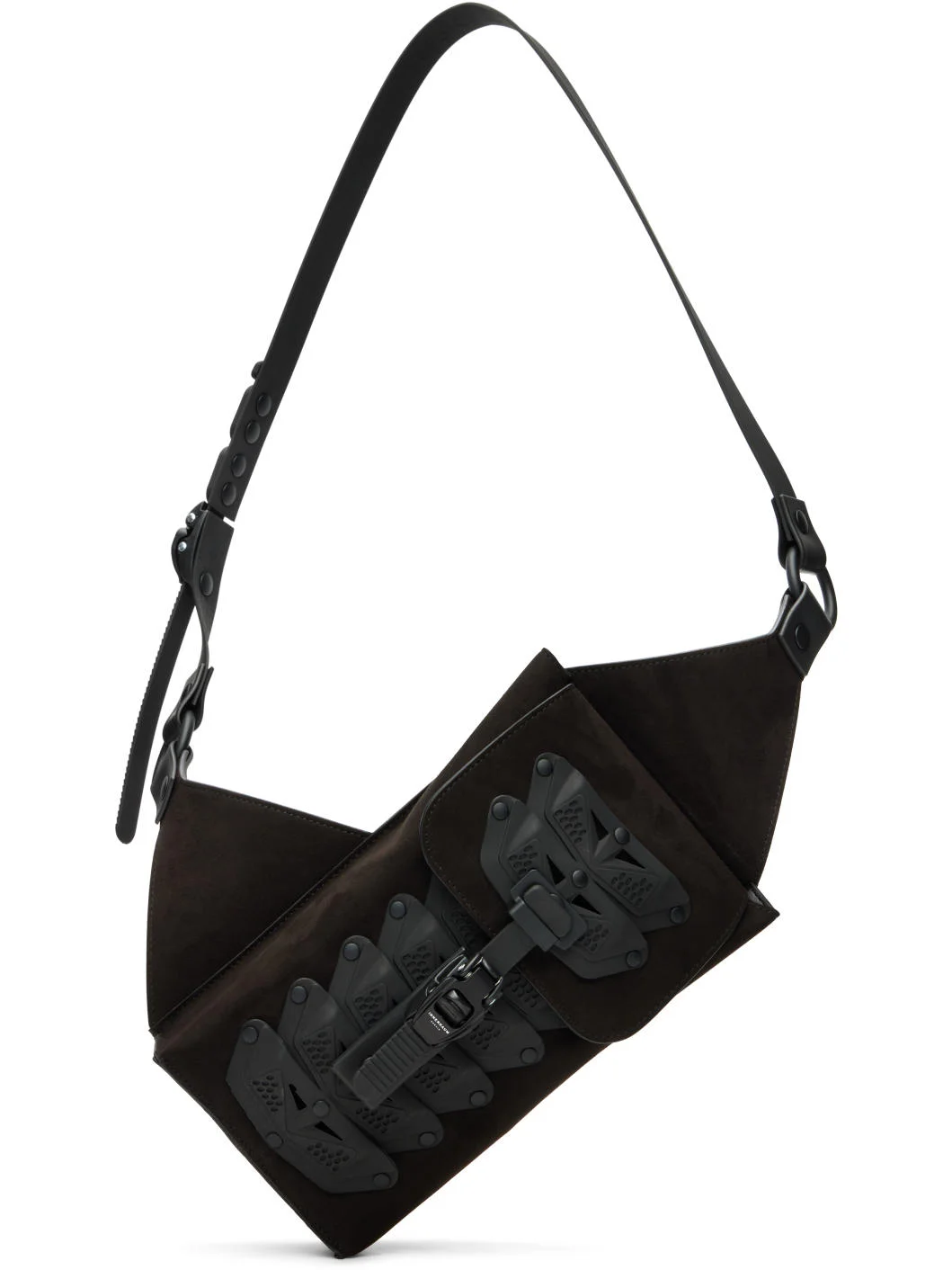 Black Object U01 Pocket Crossbody Bag - 1