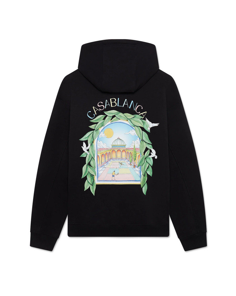 Black L'Arche Hooded Sweatshirt 1