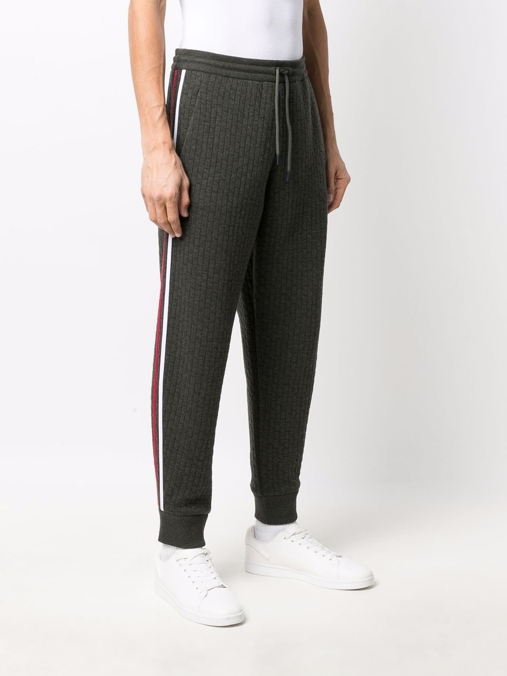 ribbed side-stripe trousers - 3