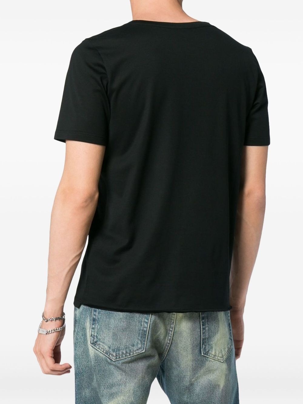 logo-print cotton t-shirt - 3