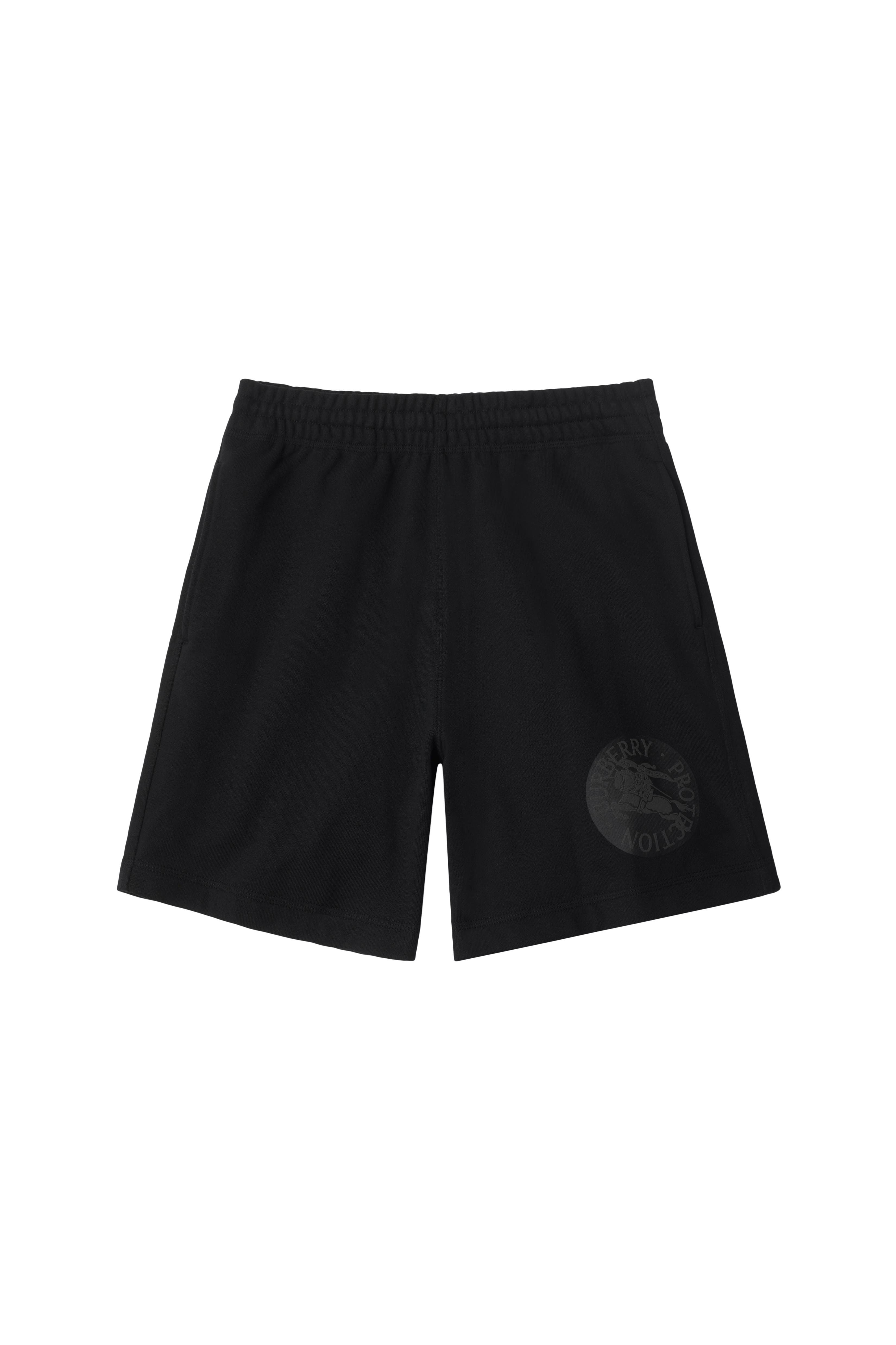 burberry EKD Badge Cotton Shorts in Black at Nordstrom - 2