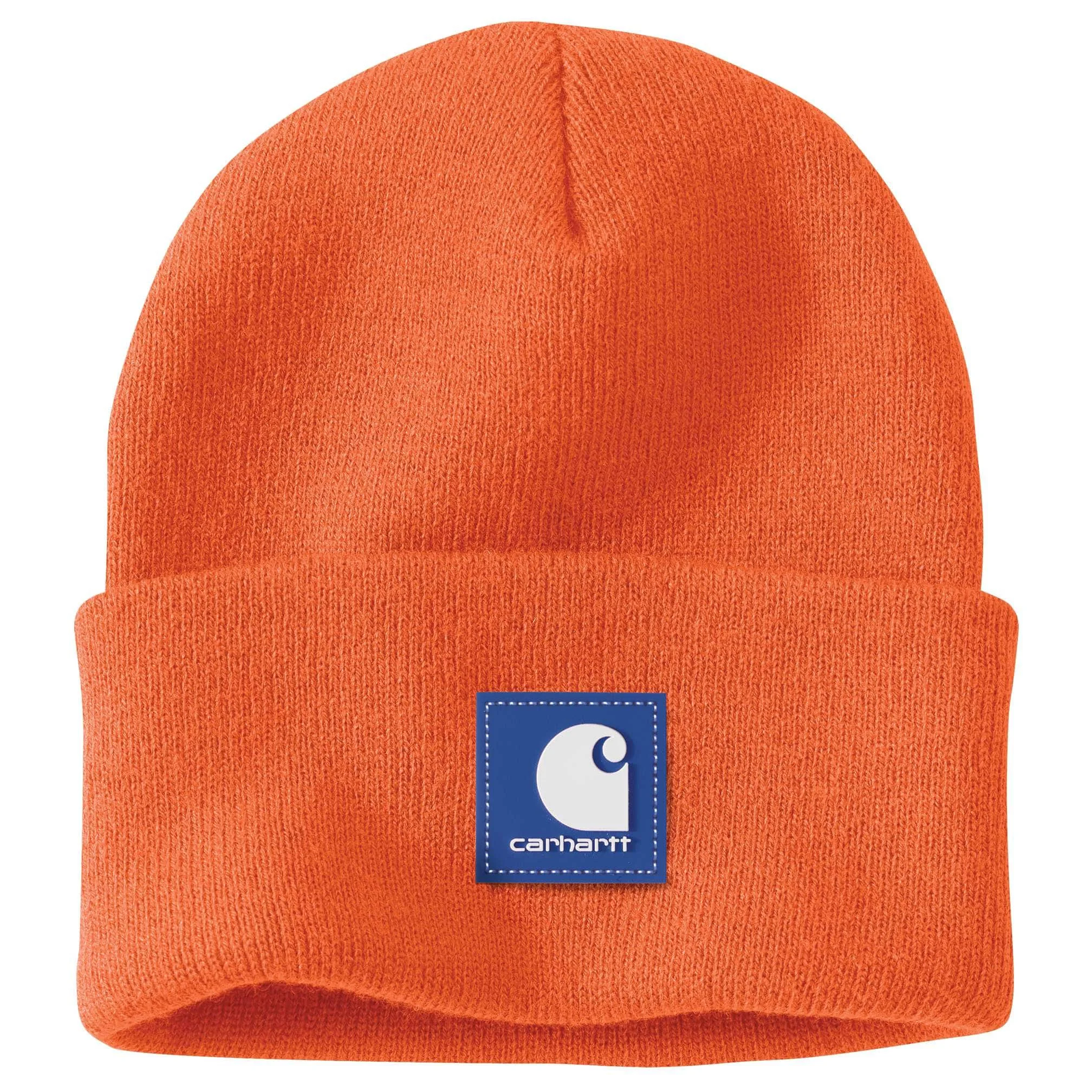 Knit Rubber Patch Beanie - 1