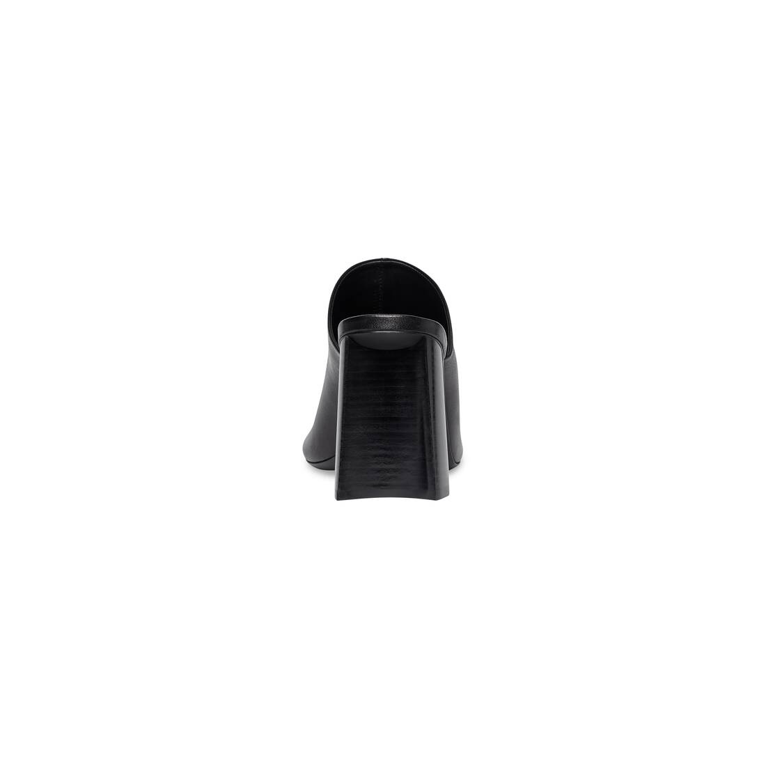 Women's Glove 80mm Mule in Black - 5