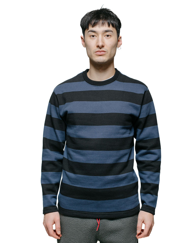 The Real McCoys BC18104 Buco Stripe Racing Jersey Black/Blue outlook