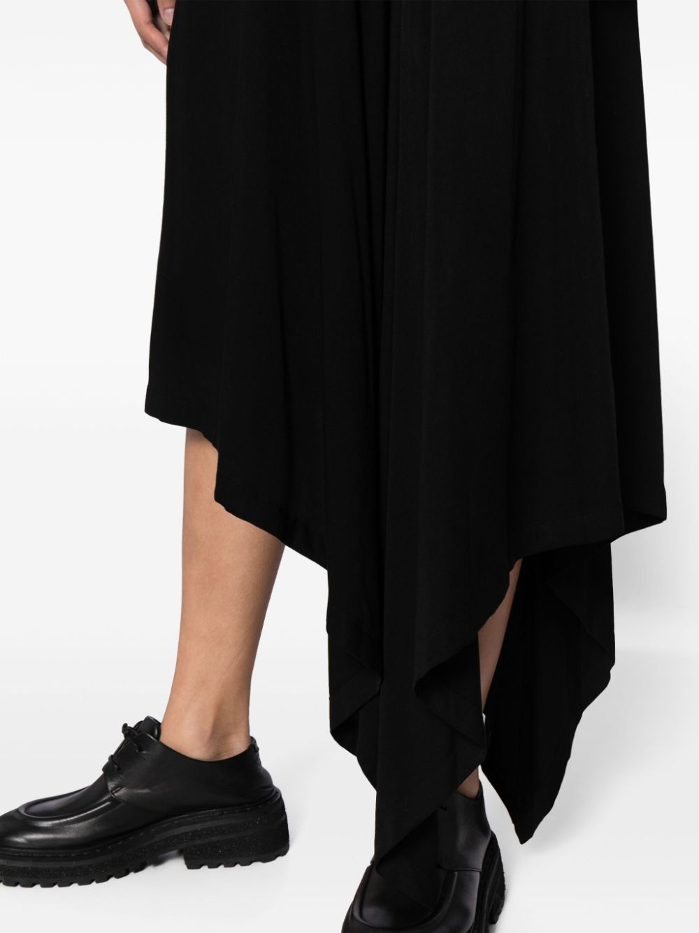 satin drawstring sarrouel trousers - 5