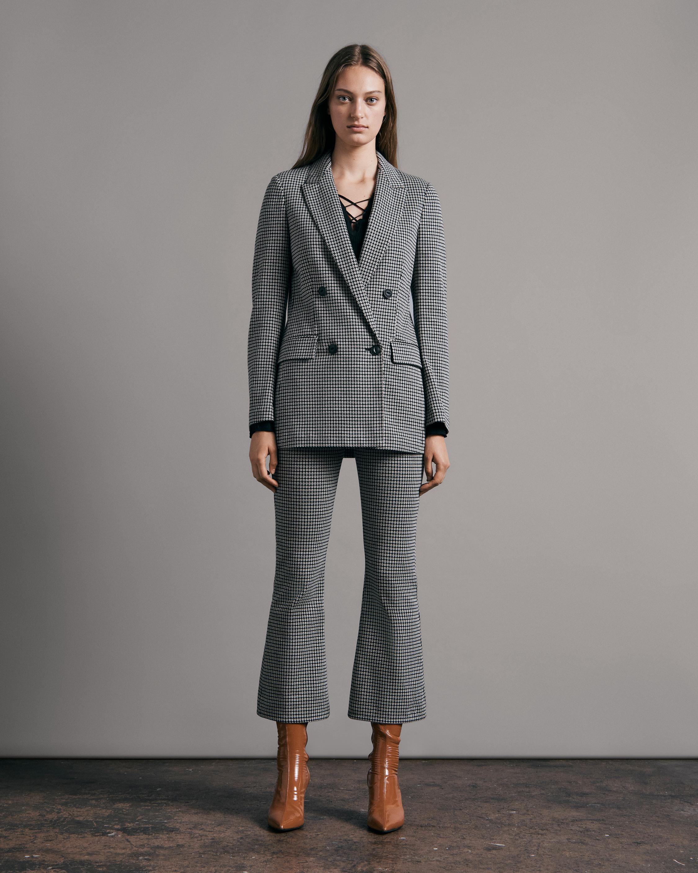 Casey Knit Jacquard Flare - 3