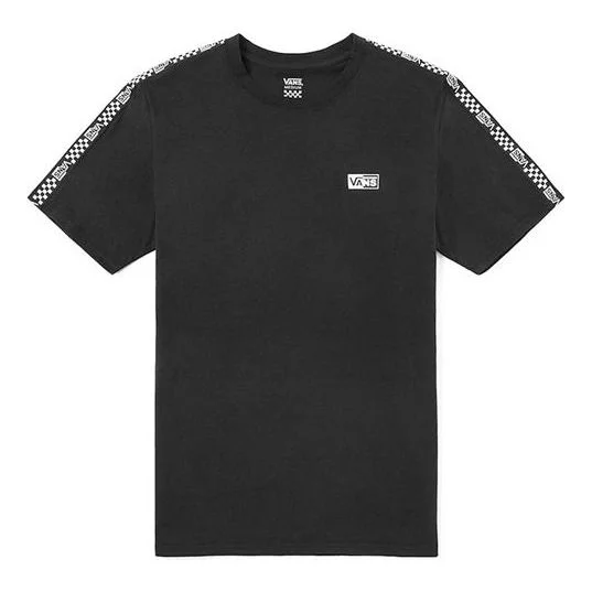 (WMNS) Vans Alphabet Printing Side Short Sleeve Black VN0A4MN2BLK - 1