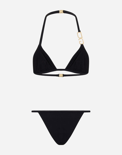 Dolce & Gabbana Triangle bikini with DG logo outlook