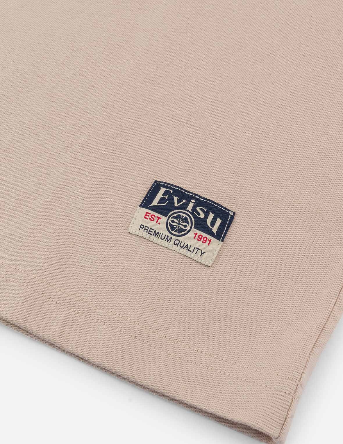 Seagull and Daruma Totem Print Regular Fit T-shirt - 7