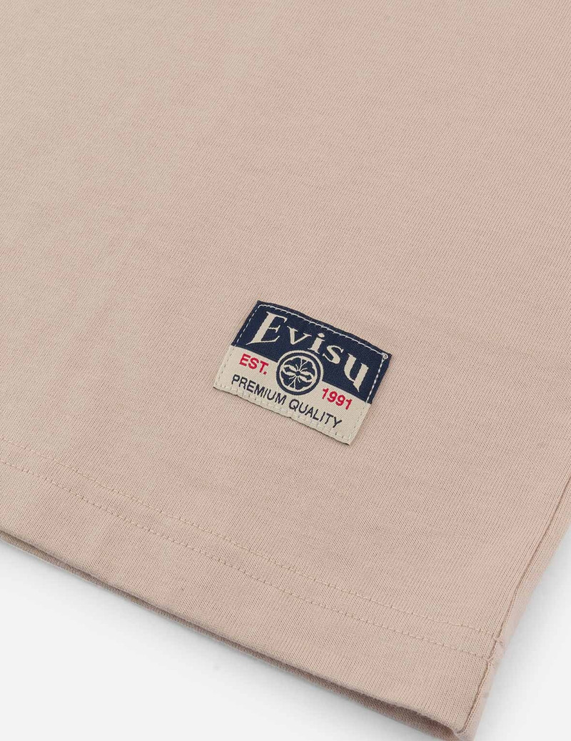 Seagull and Daruma Totem Print Regular Fit T-shirt 7
