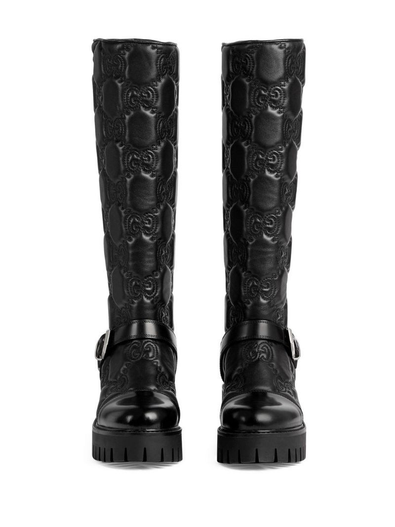 GG Matelassé lug sole boots 4