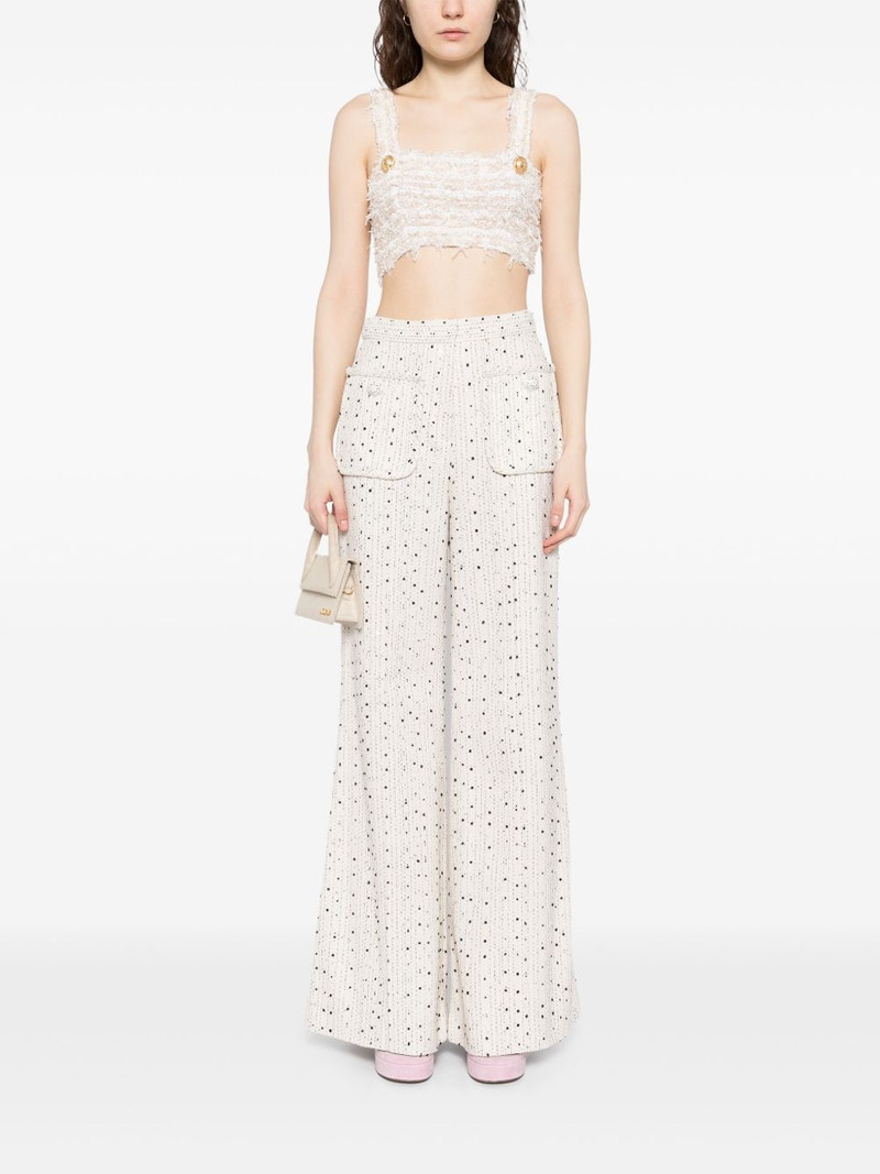 ELIE SAAB tweed pants outlook