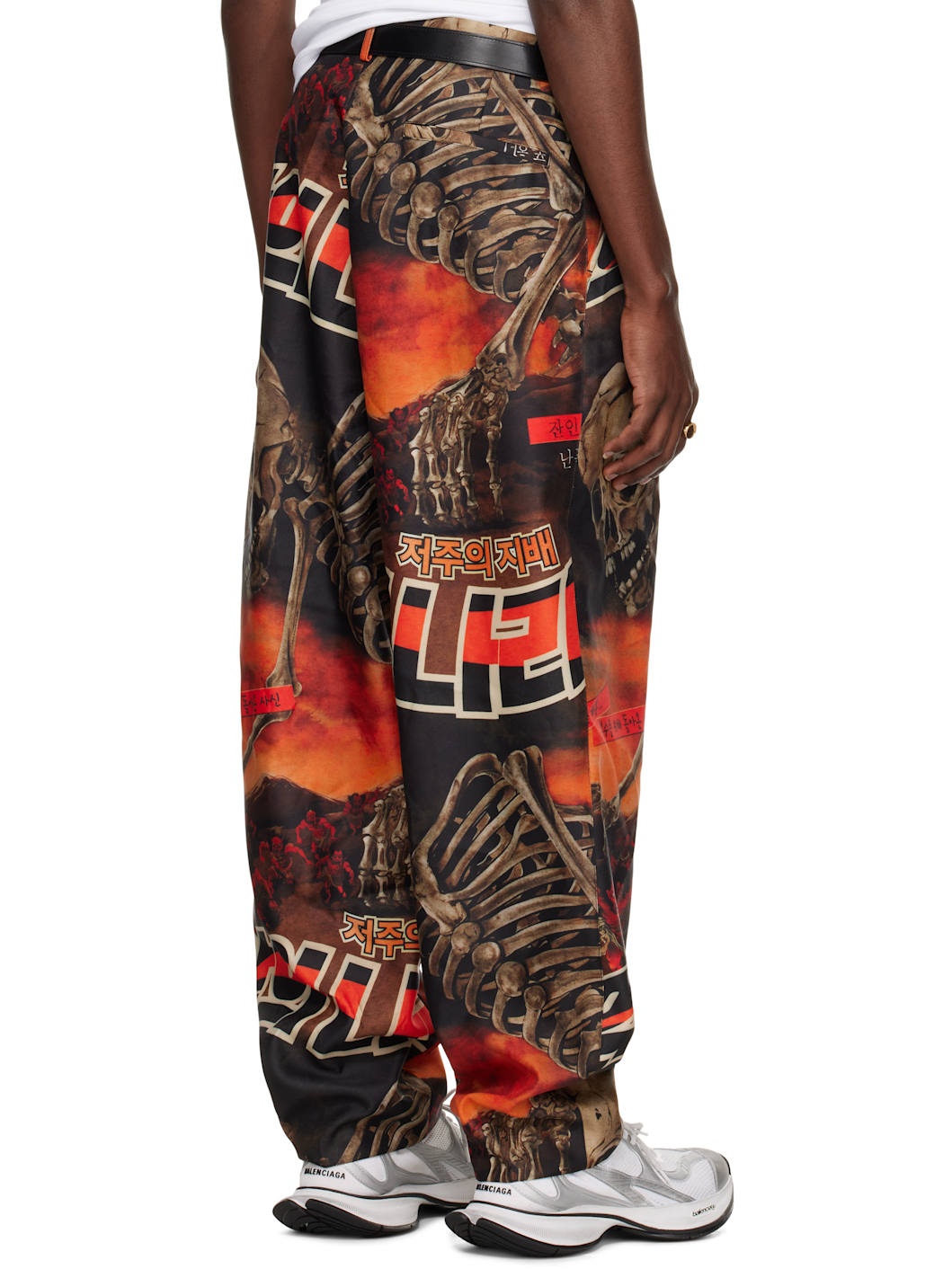 Black & Orange Junkyard Trousers - 3