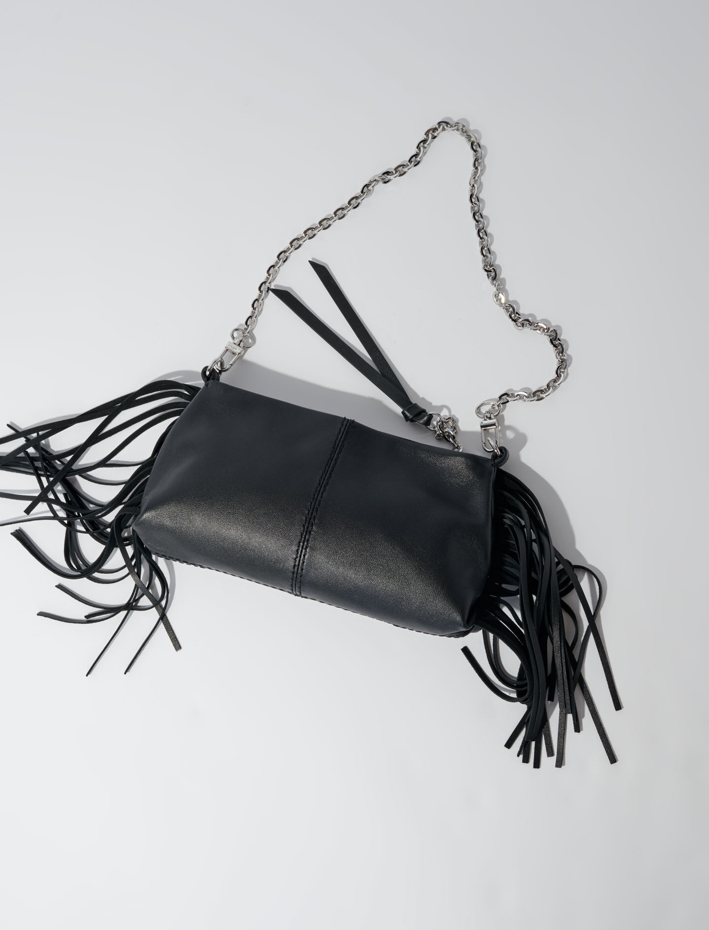Miss M plain leather clutch bag - 3