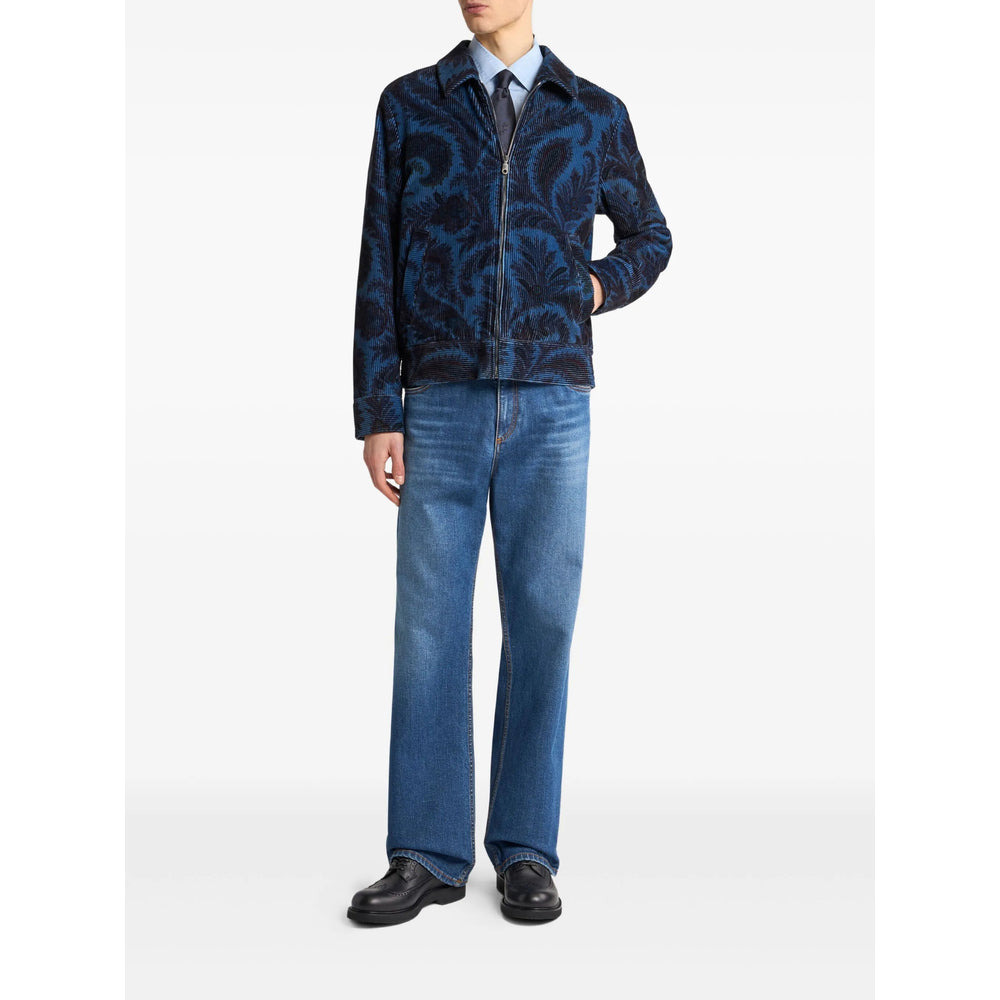 Etro Blue Jackets - Shirt Jackets Men - 2