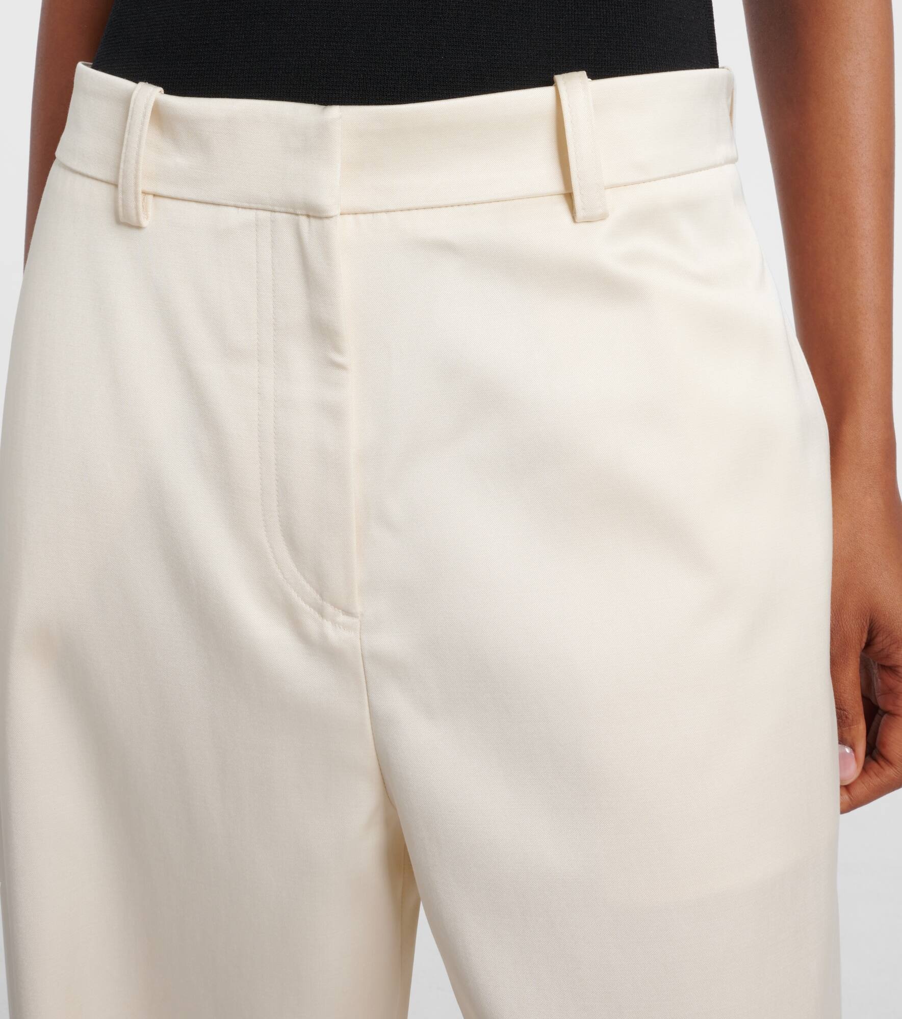 High-rise wide-leg pants - 4