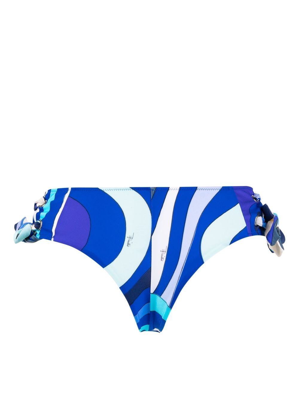 Marmo-print bikini bottoms - 2