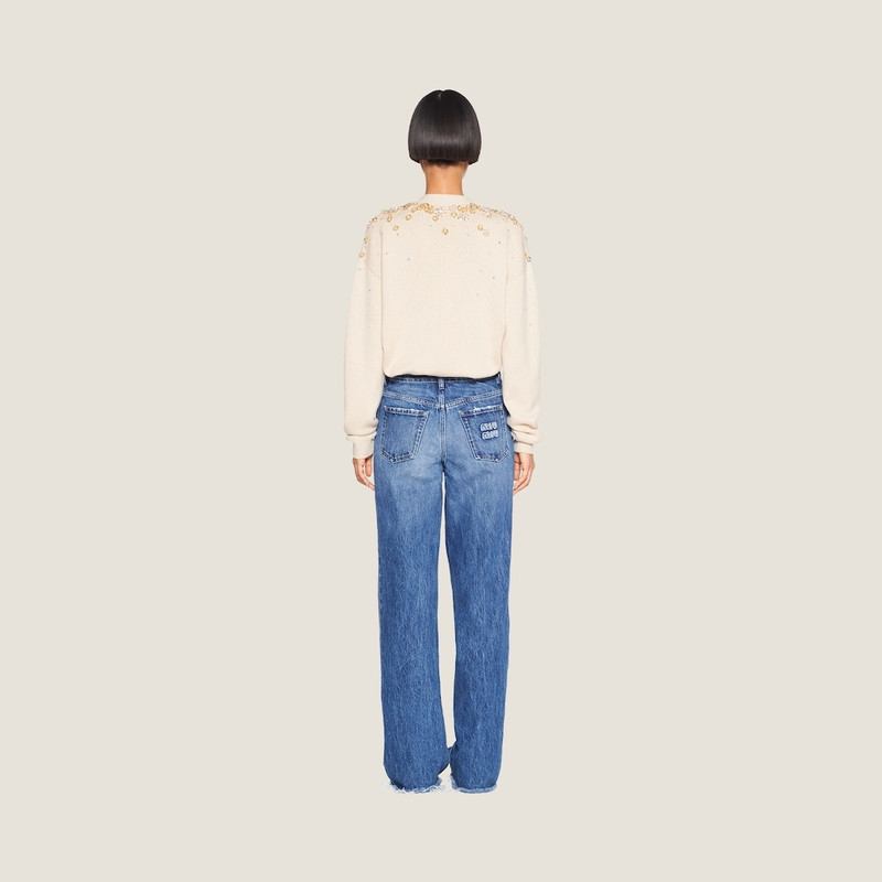 Miu Miu Five-pocket denim jeans outlook