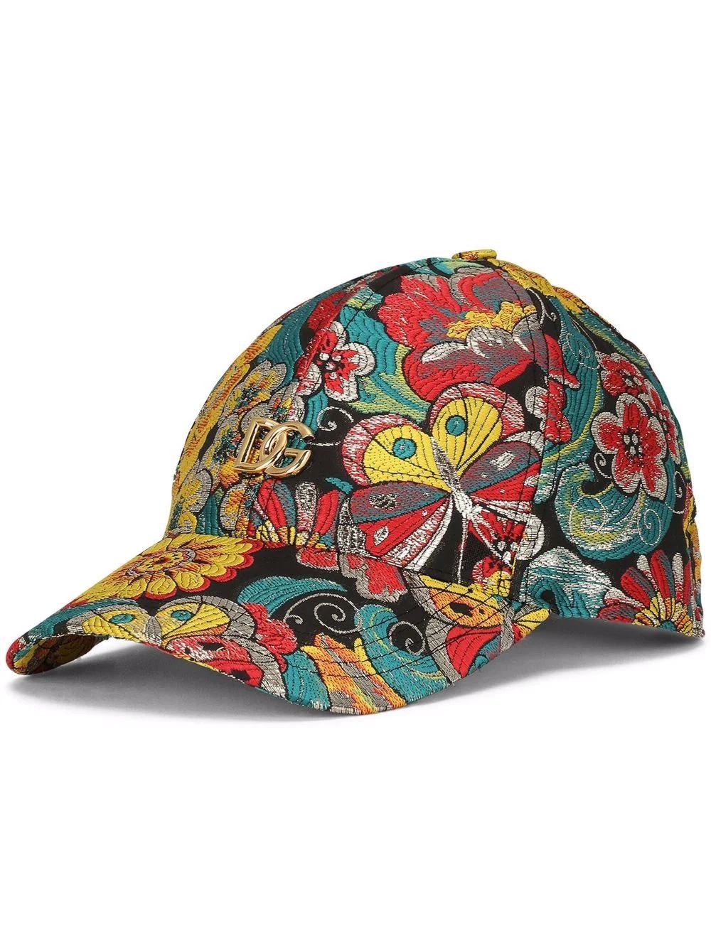 patterned jacquard baseball cap - 1