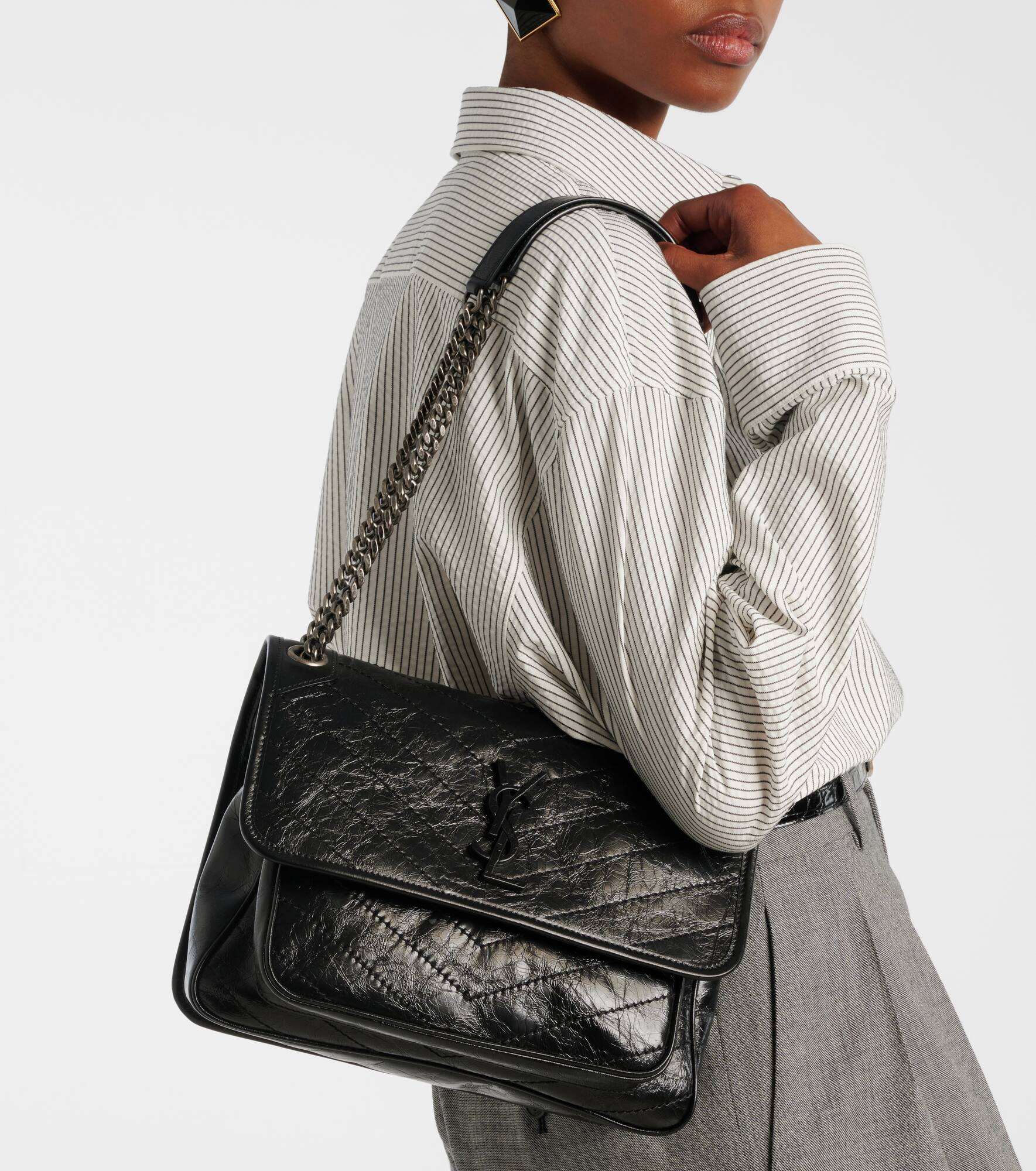 Niki Medium leather shoulder bag - 2