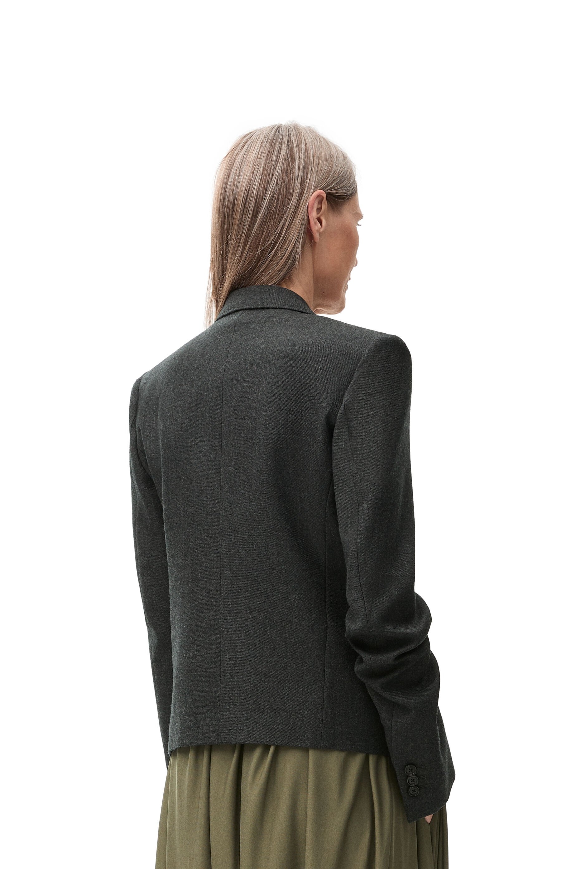 【関税&送料込】Loewe Short Jacket In Wool Loewe Short jacket in wool | REVERSIBLE