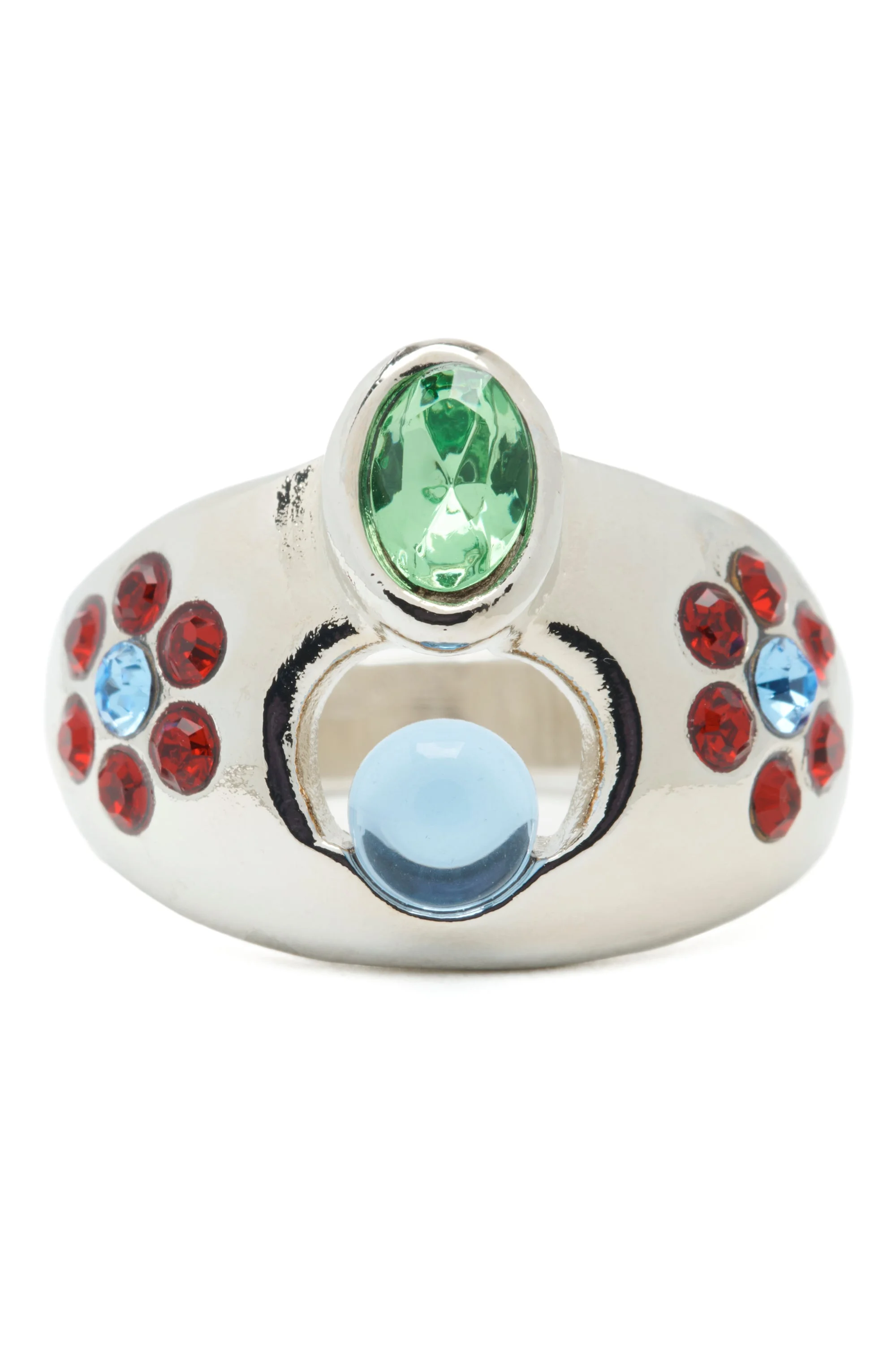 SKY RUBY COSMIC DAISY RING - 1