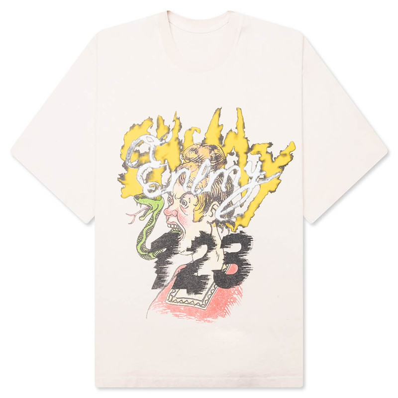 SNAKE CVA TEE - VINTAGE WHITE - 1