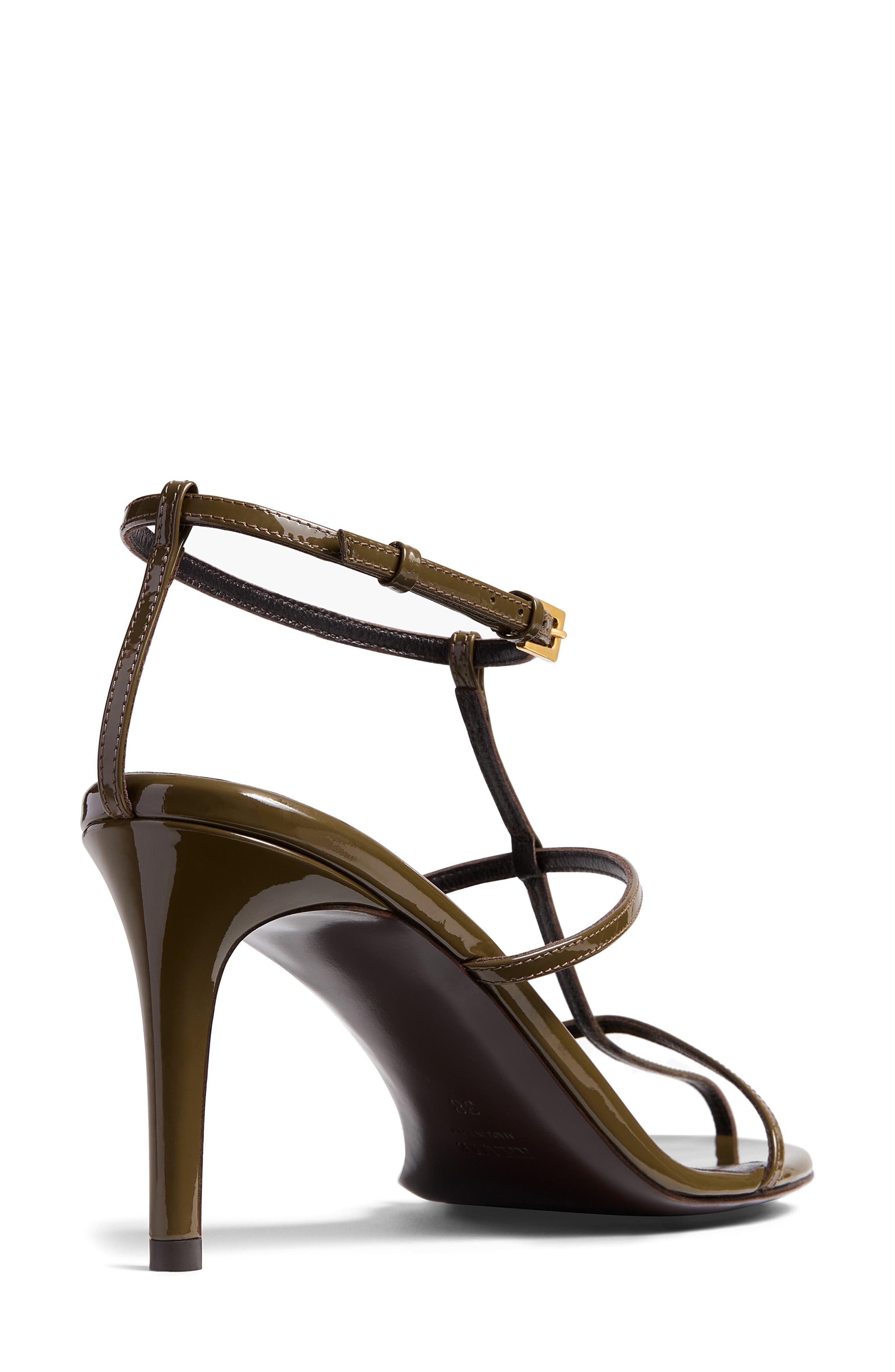 Khaite Cage Sandal in Dark Olive at Nordstrom - 3