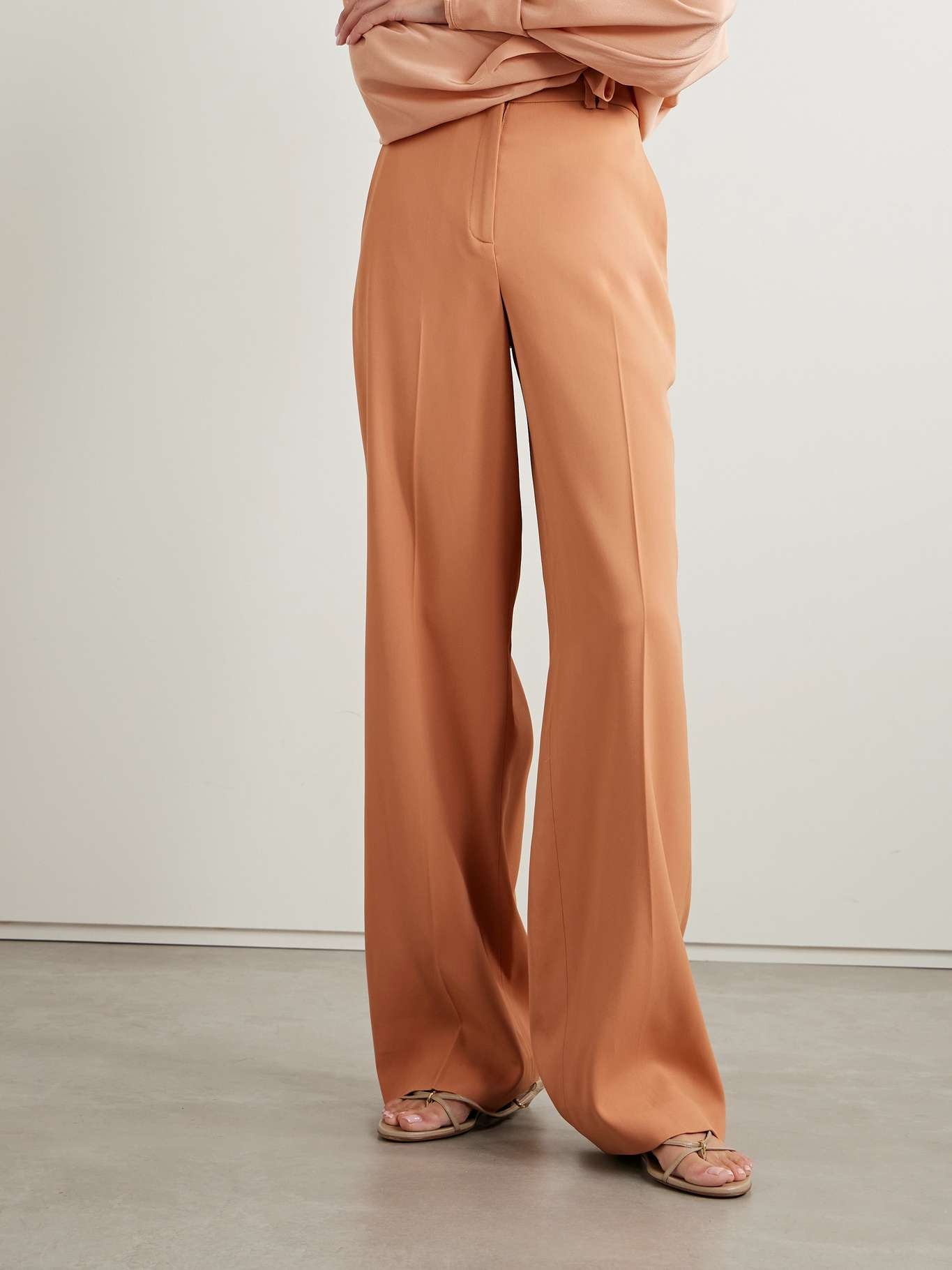 + NET SUSTAIN crepe wide-leg pants - 3