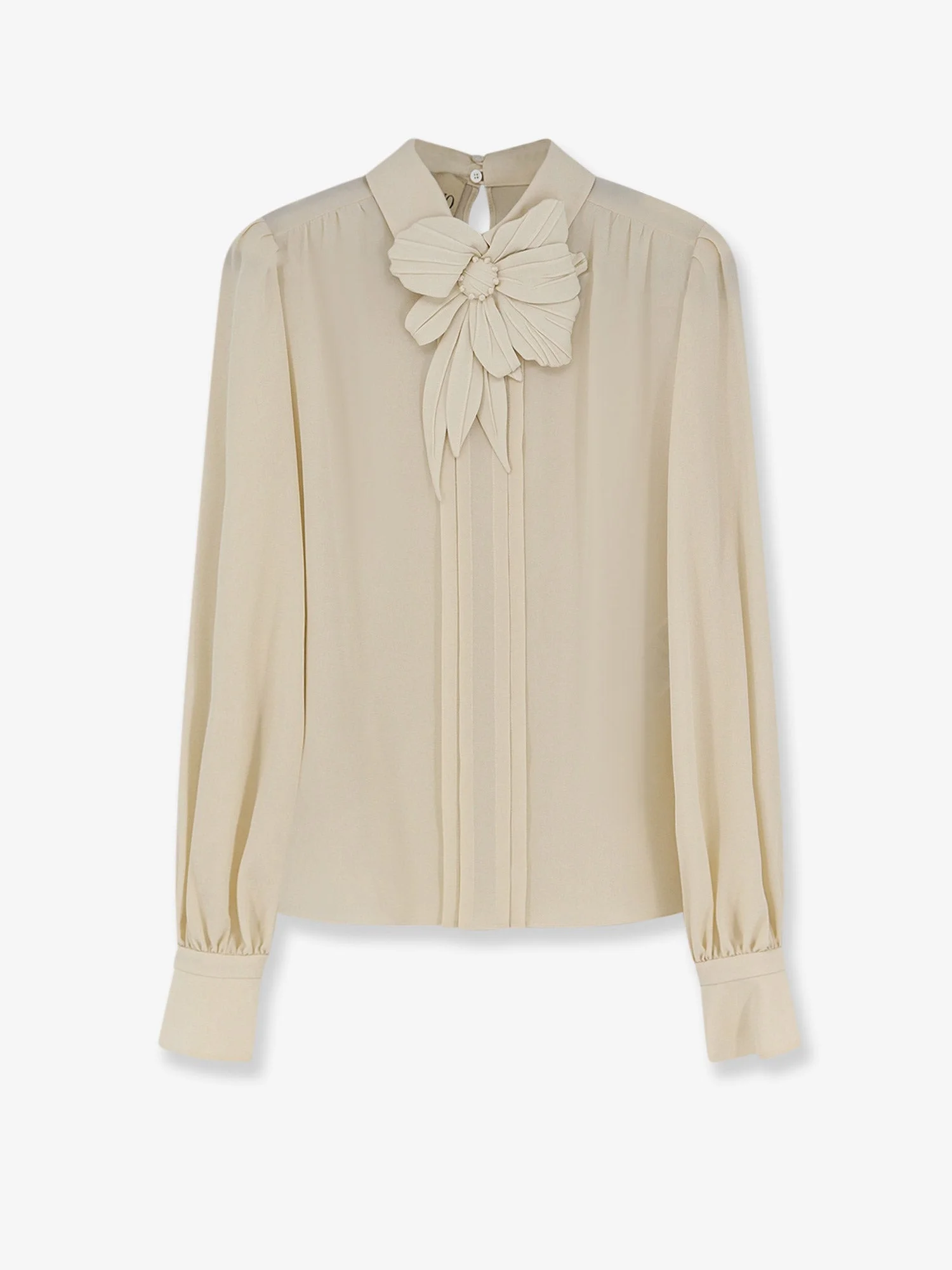 Valentino Silk Shirt Beige Women - 1