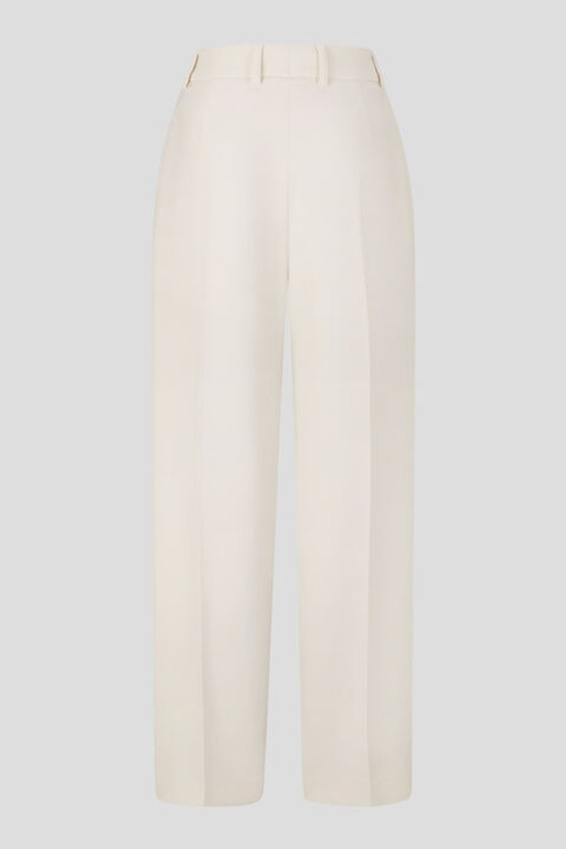 Fabia pleated pants in Off-white 6