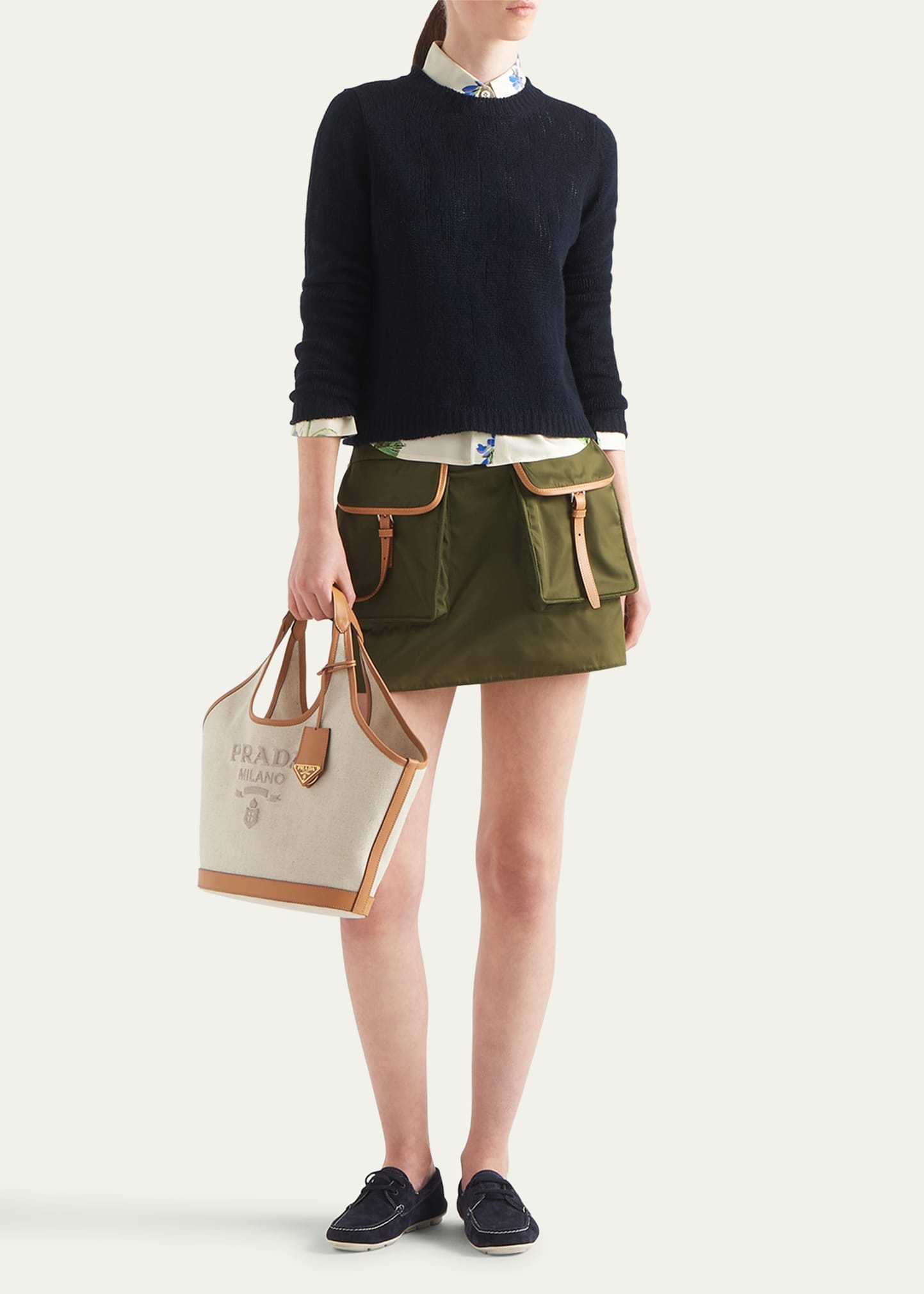 Re-Nylon Utility Pocket Mini Skirt - 2