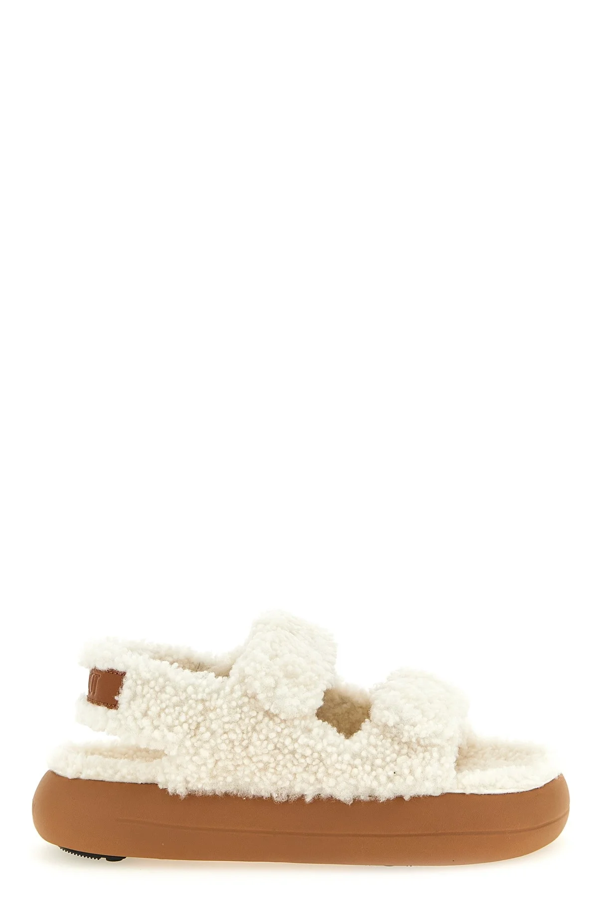 Shearling sandals - 1