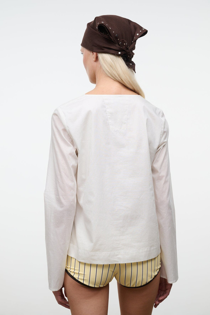 STAUD VIVI TOP IVORY 3
