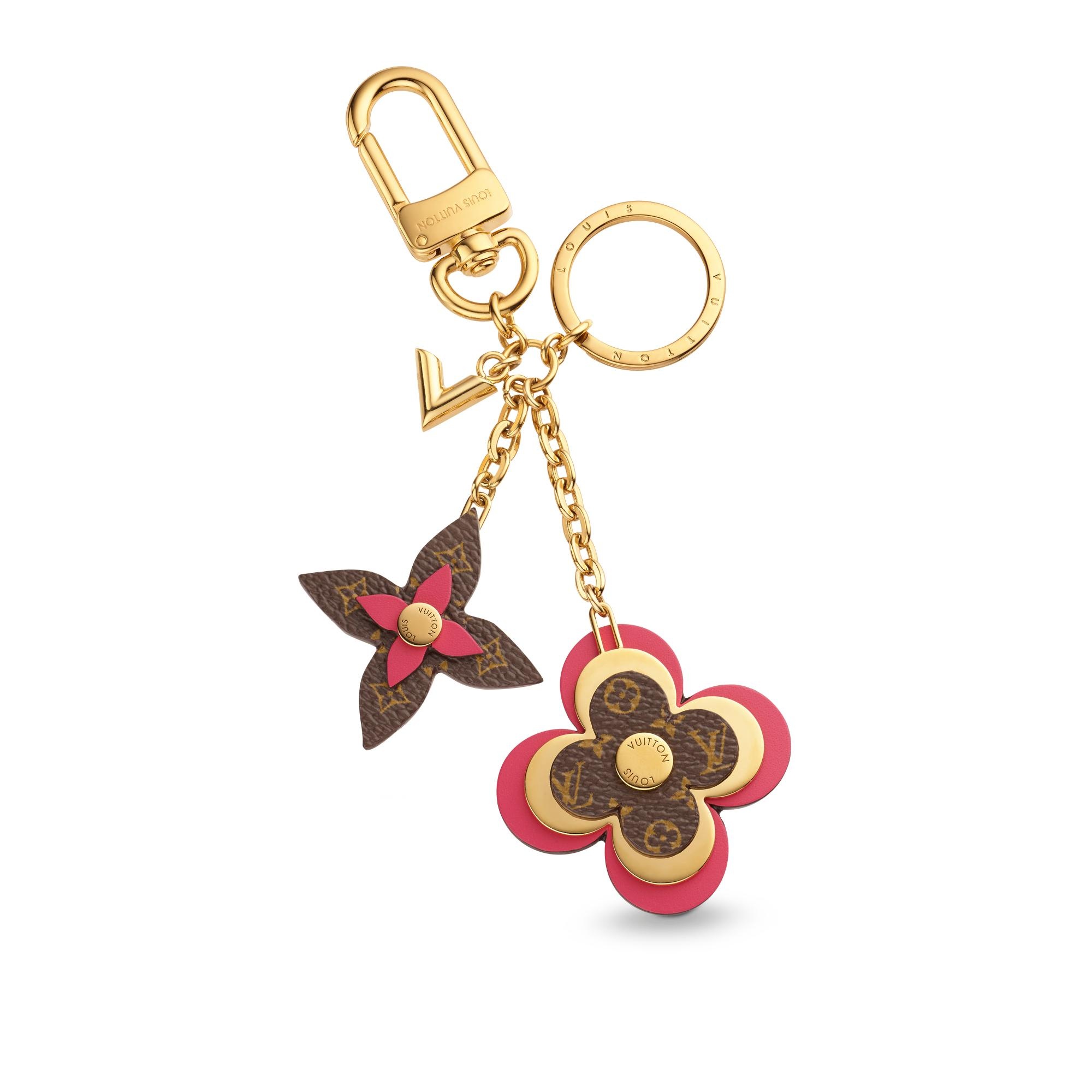 Blooming Flowers Bag Charm and Key Holder - 1