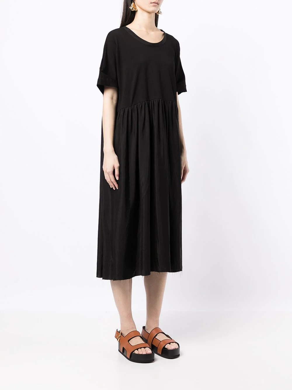 mid-length T-shirt dress - 3