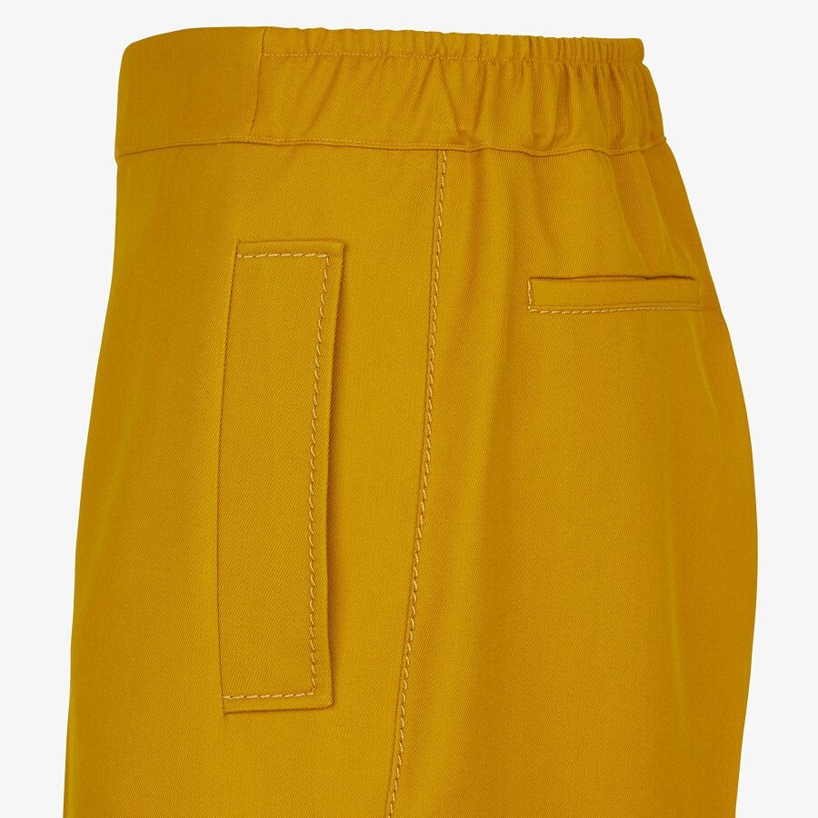 Yellow wool pants - 3