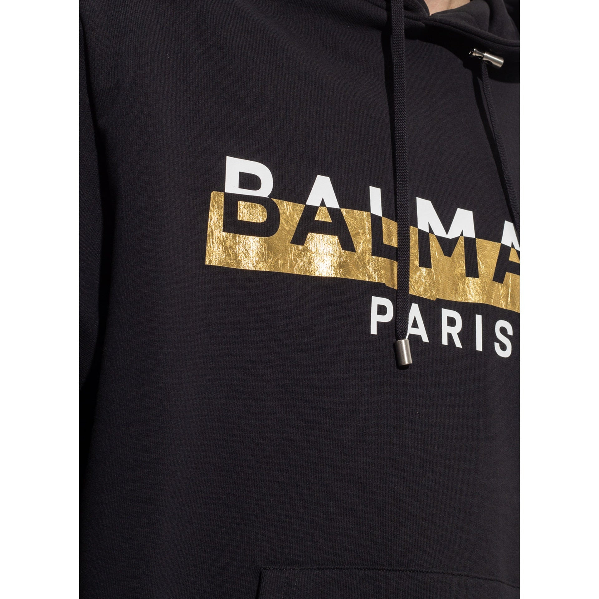 Balmain Logo Hooded Sweatshirt Men - 4
