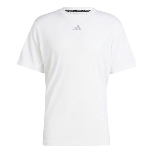 adidas HIIT Workout 3-Stripes Tee 'White' IS3718 - 1