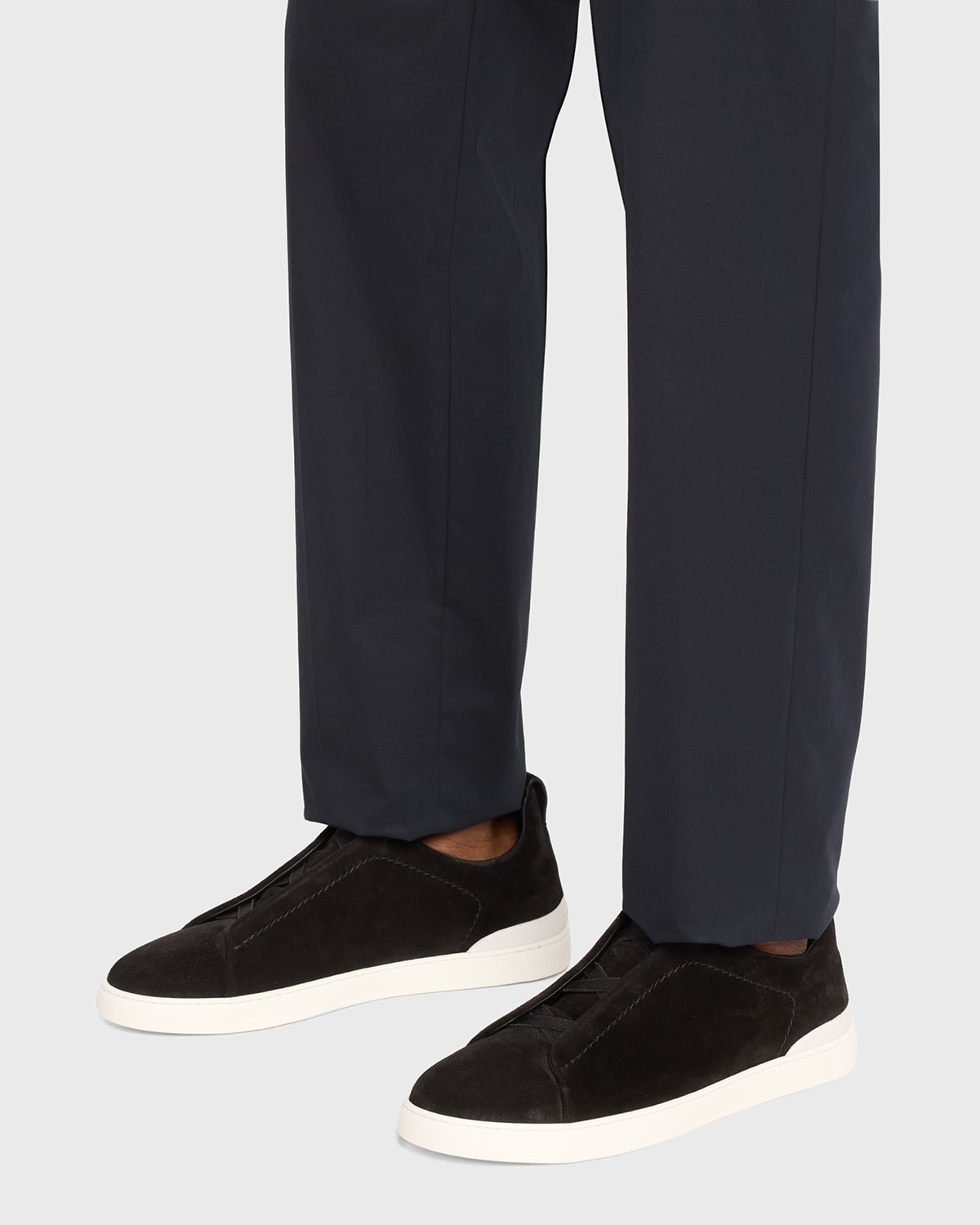 Men's Triple Stitch Suede Sneakers - 2
