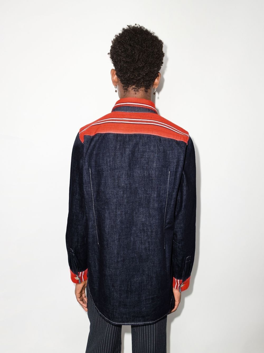 Cotonou patch pocket denim shirt - 3