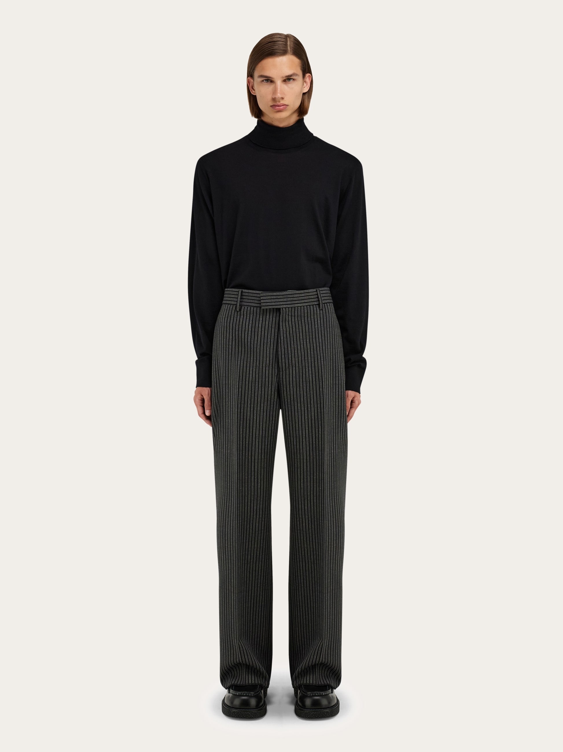 Flat front trouser - 7
