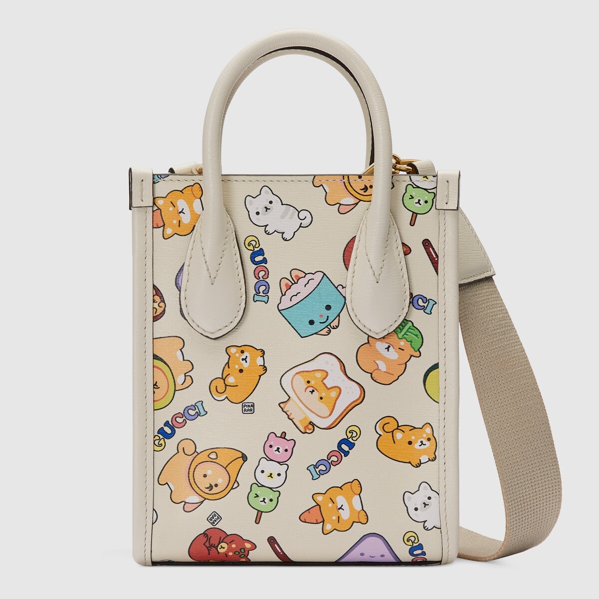 Gucci animal print mini tote bag - 1