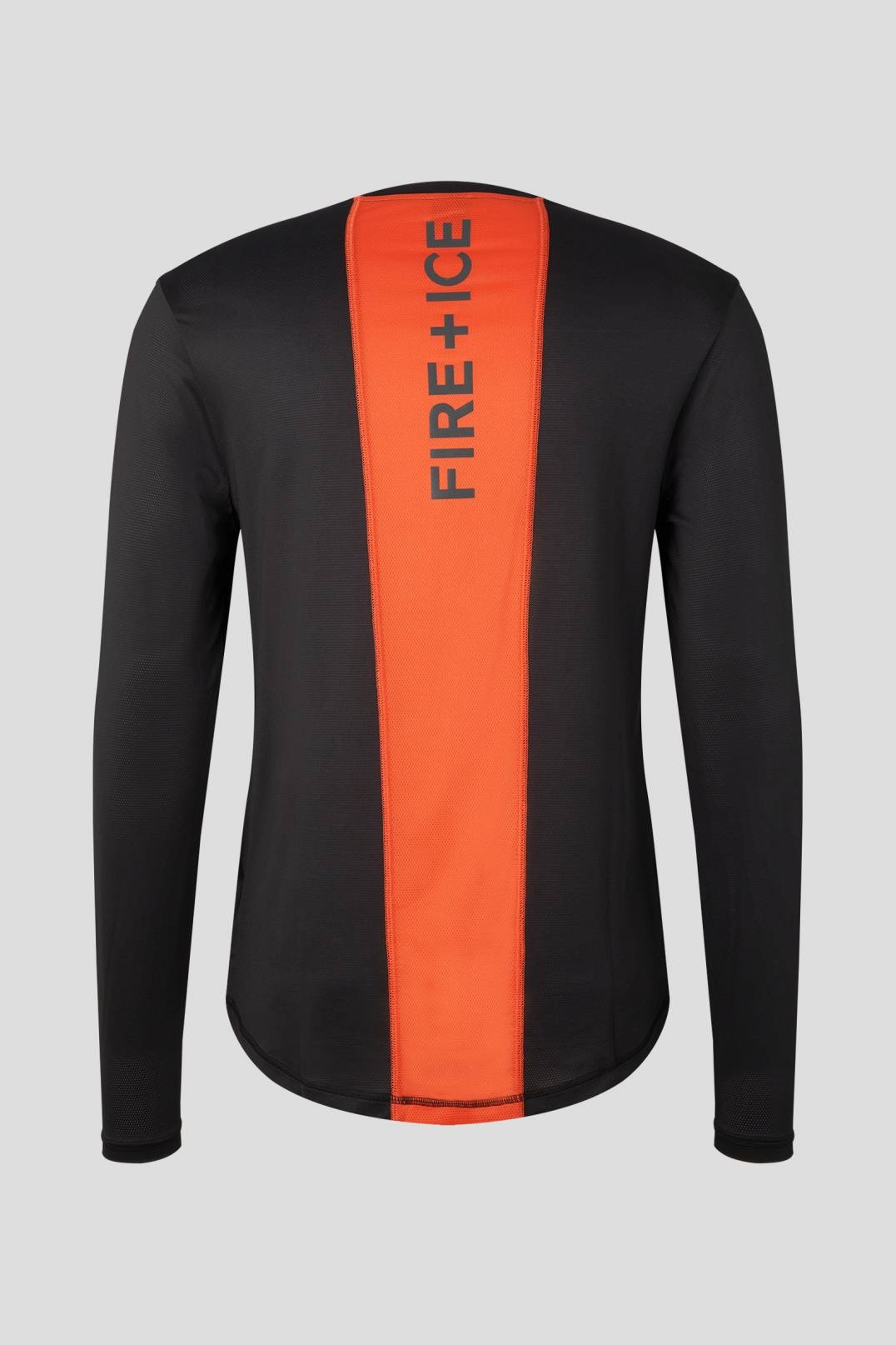 BENDIK FUNCTIONAL LONGSLEEVE IN BLACK/ORANGE - 5