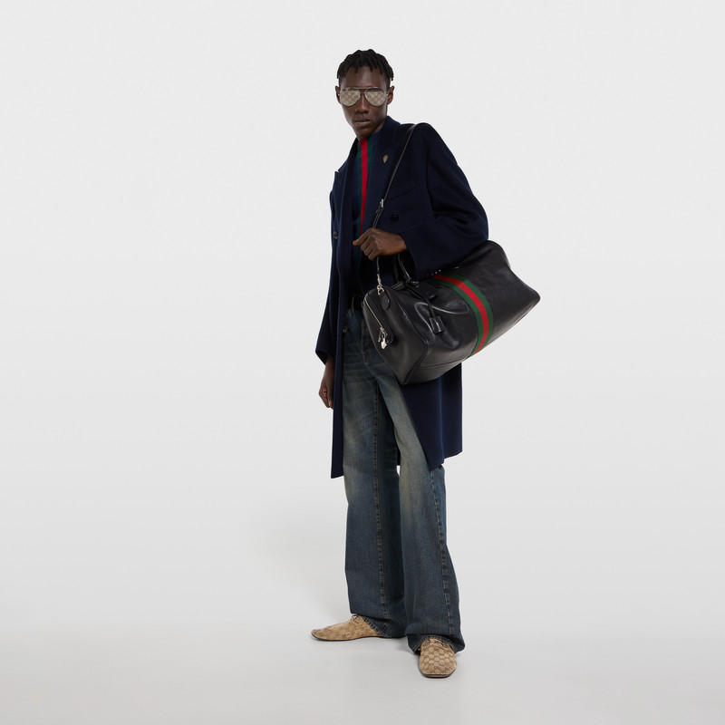 Web Trademark medium duffle bag 6