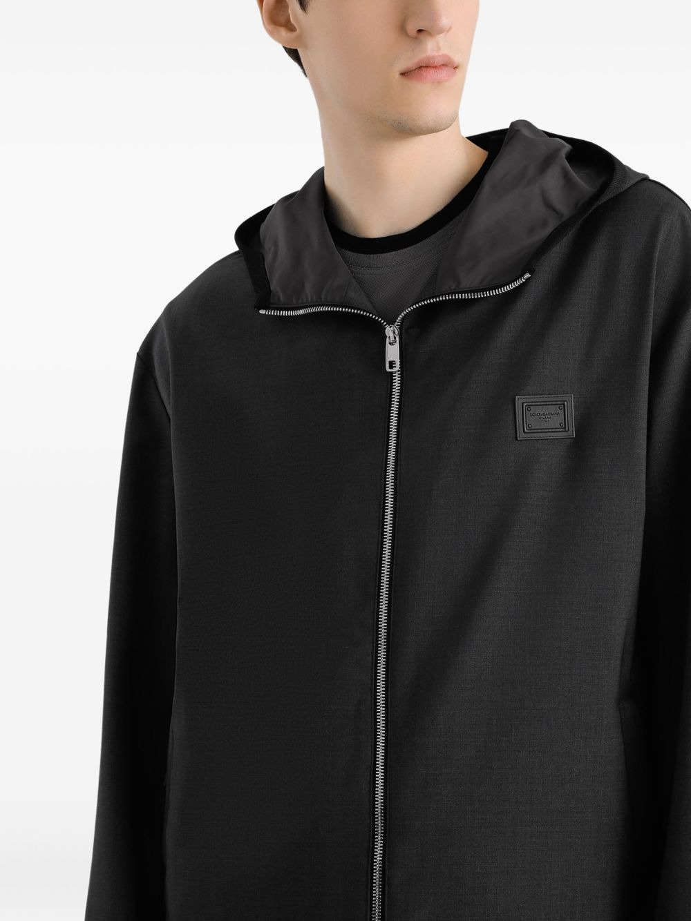 zip-up hooded jacket - 5