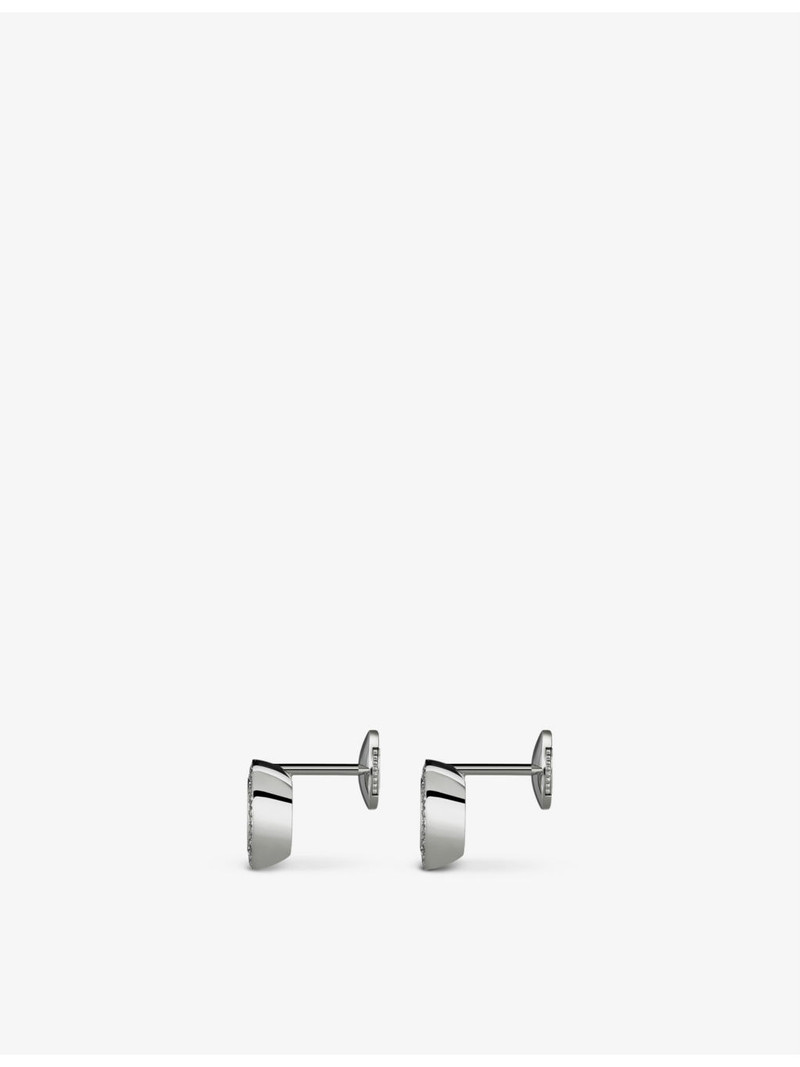 Chopard Happy Diamonds Icons 18ct white-gold and 0.38ct diamond earrings outlook