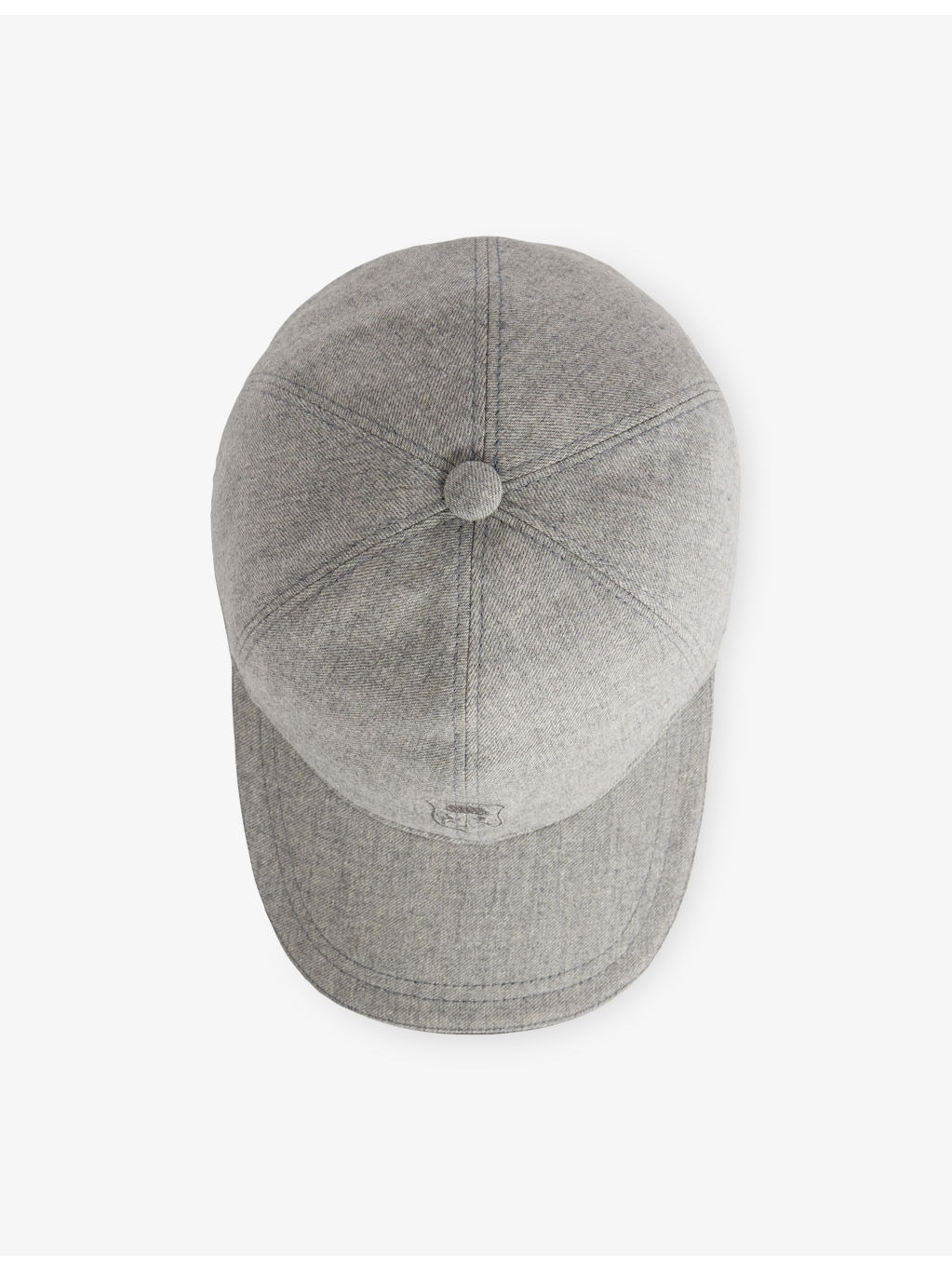 Logo-Embroidered Wool and Cashmere-Blend Baseball Cap - 4
