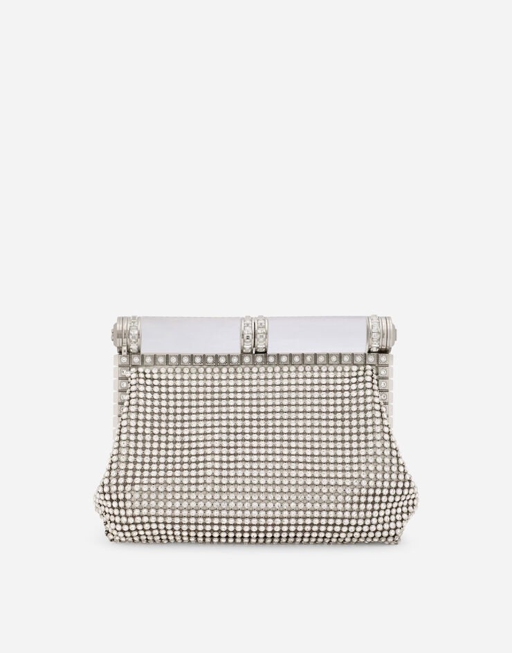 Mesh bag with rhinestone detailing - 4