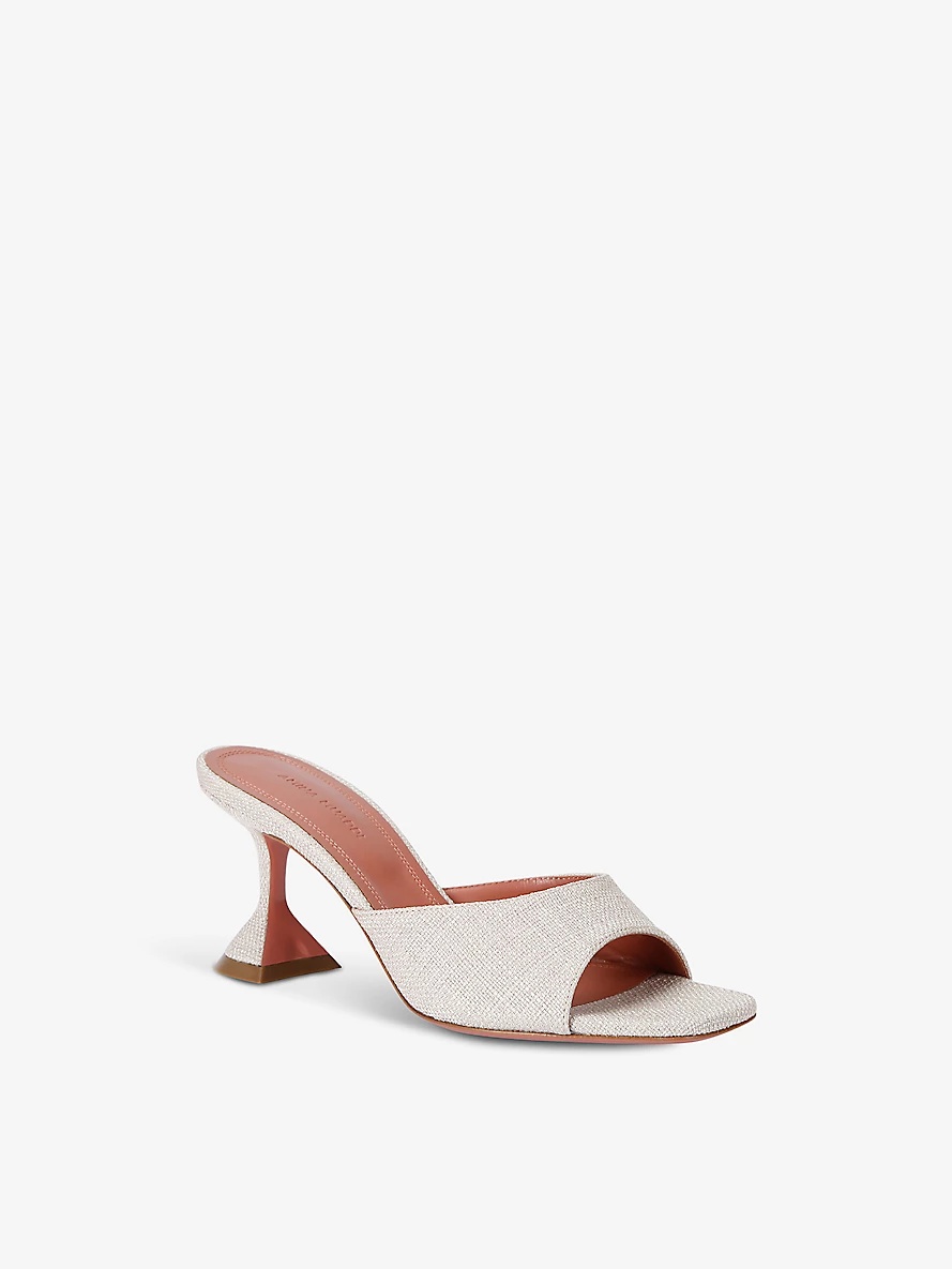 Lupita 70 canvas heeled mules - 3